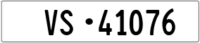 Truck License Plate